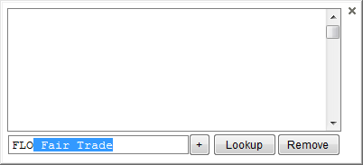 After typing "FLO" CATS fills in the rest.