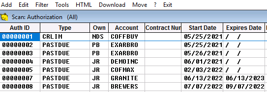 Added to scan list