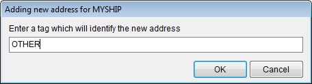 Tag New Address