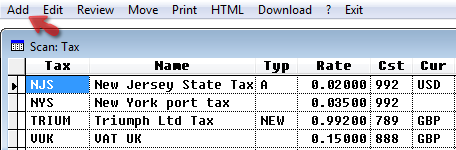 Add a new cost related code
