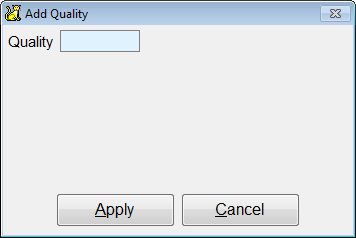 Add Quality Code