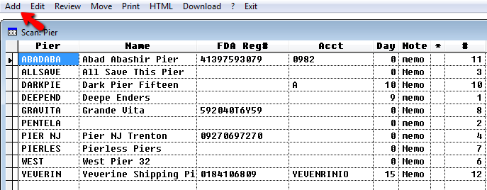 Other Traffic Codes Pier