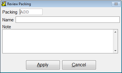Review Packing Code