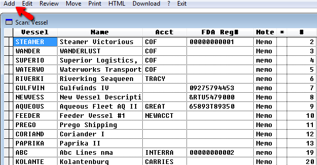 Traffic Term Vessel