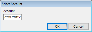 Select the account