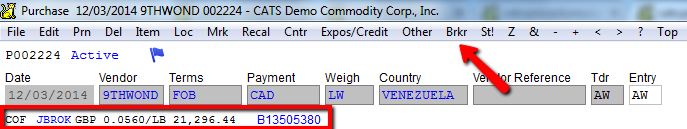 Adding Broker Commission Information