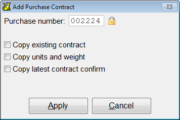 Enter the New Contract Number