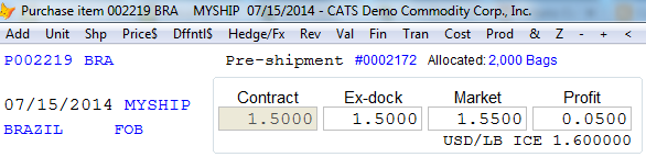 Contract Summary Information
