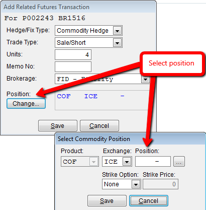 Click on change button
