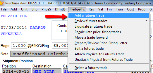 Add a Futures Trade