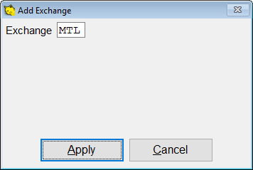 Add an exchange code