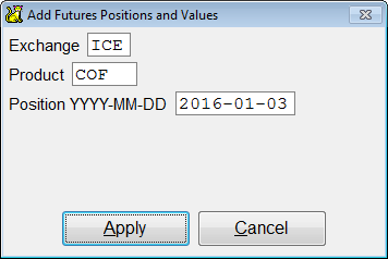 Add Futures Position