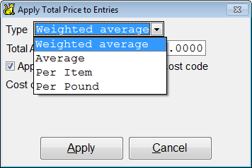 List of price types