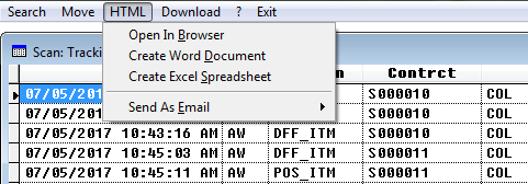 Tracking file print file