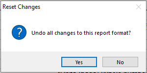 Reset all changes confirm