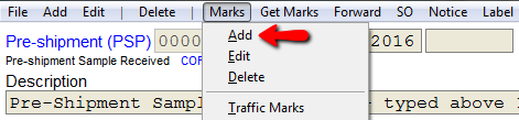 Add a mark
