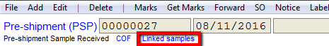 Linked samples