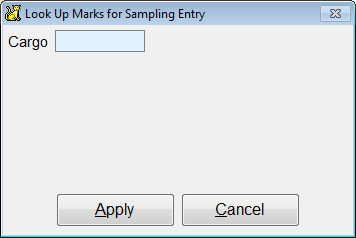 Look up marks using the Container Number