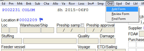 Add Traffic Form
