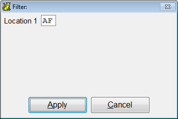 Traffic scan filter by location