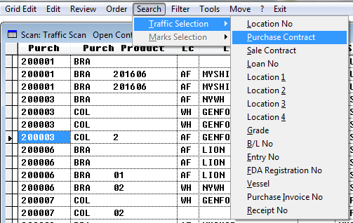 Search traffic scan