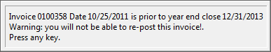 Invoice is from Prior Fiscal Year