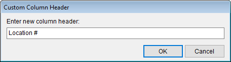 Enter new column header