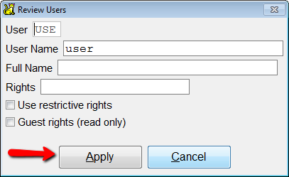 Edit New User Details