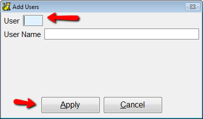 Enter New User ID